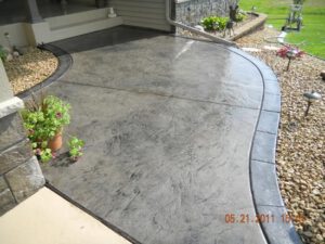 stamped concrete